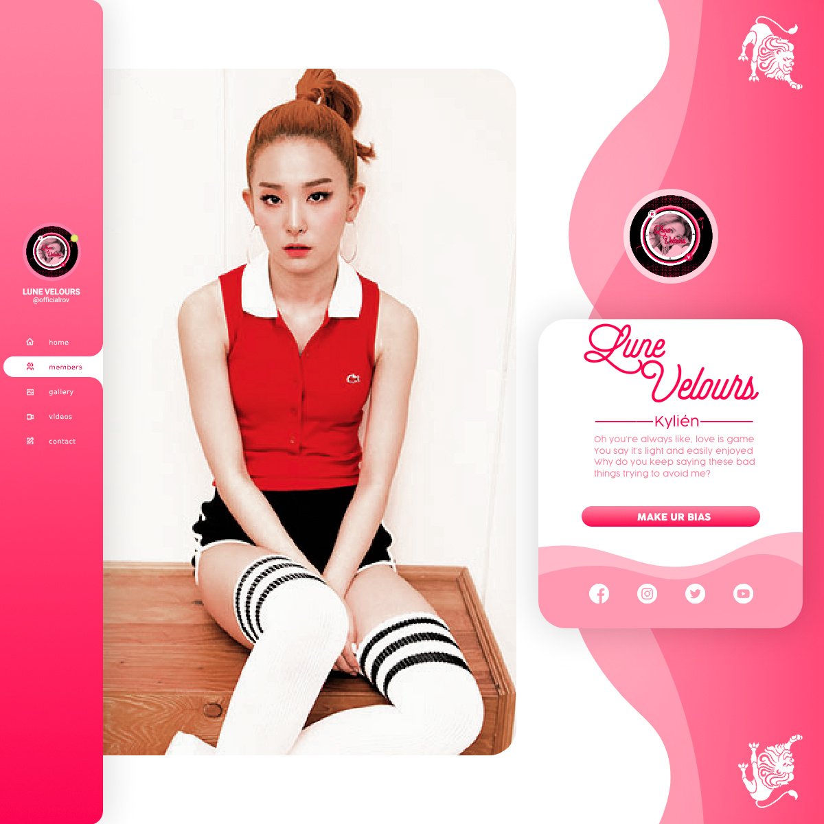 officialunev's tweet photo. ৎ ،، 🌷 % 𝗟𝗼𝘃𝗲 is ¿ ¿ a 𝕘𝕒𝕞𝕖 / ᥕᥱ'rᥱ ៹⁎ 𝕷𝖚𝖓𝖊 𝖁𝖊𝖑𝖔𝖚𝖗𝖘 \ (界).

𓏲 𝖯𝖧𝖮𝖳𝖮 𝖢𝖮𝖭𝖢𝖤𝖯𝖳!

#KYLIEN  ㅤㅤㅤㅤㅤ
 
𝗗𝗘𝗕𝗨𝗧~ 06.12.20 ୭̥⋆ https://t.co/3grw155miy