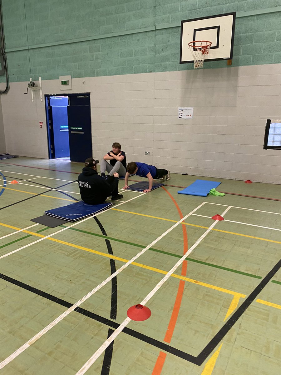 PScheadle's tweet photo. 6 Hour Fitness Challenge underway @CheadleCollege for @RMCHcharity https://t.co/M4PSEfMlsq