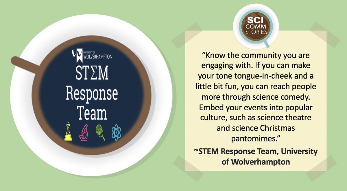 It's Throwback Thursday, so today we are looking back at a brilliant and hilarious episode with the STEM Response Team. We loved this episode so much and had a great time chatting with you Martin, Ellesse, Phoebe and Heather!

Listen here: 
scicommstories.com/science-on-tou…

#scicomm