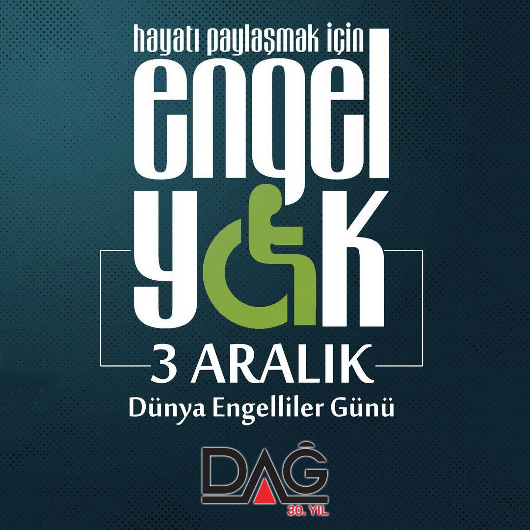 Hayatı paylaşmak için engel yok, engelsiz bir dünya için farkında olalım.
#engellilergunu #3AralikDunyaEngellilerGunu