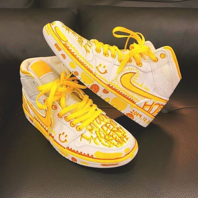 Jk customize ~ hoseok’s shoes