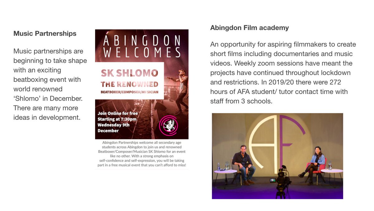 ASPartnerships's tweet photo. Lots going on in @ASPartnerships, @AbingdonFilm and @AbSciPart as we prepare to present to SLT later. Academic coaching+peer support meetings today, along with GCSE astronomy+physics CPD with @Fitzharrys and SK Shlomo and #ArtsForum next week with @larkmeadschool and @jmsreflect https://t.co/HcYUmxb4Iv