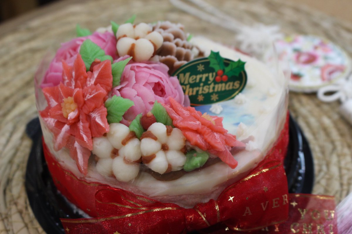 Imugo Coru 12 12 25発送分の予約販売開始 クリスマスケーキのご予約を開始致します 韓菓ソルギのモチモチ食感とグルテンフリー ヴィーガンにこだわった自家製低糖あん使用 あんフラワー あんフラワーケーキ 大阪あんフラワー 大阪カフェ 韓国
