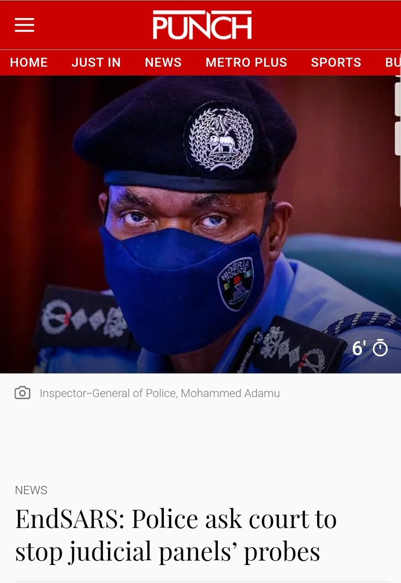I_Am_Ilemona's tweet photo. Do you guys know how wild this is? The VP - a SAN - met with the IG of @PoliceNG &amp; @POLICESERVICEC2 before the decision to set up the panels was announced.

6 weeks later, the Police are challenging the validity of the panels of enquiry.

There was no intention to #EndSARS https://t.co/tR0VN0k79a