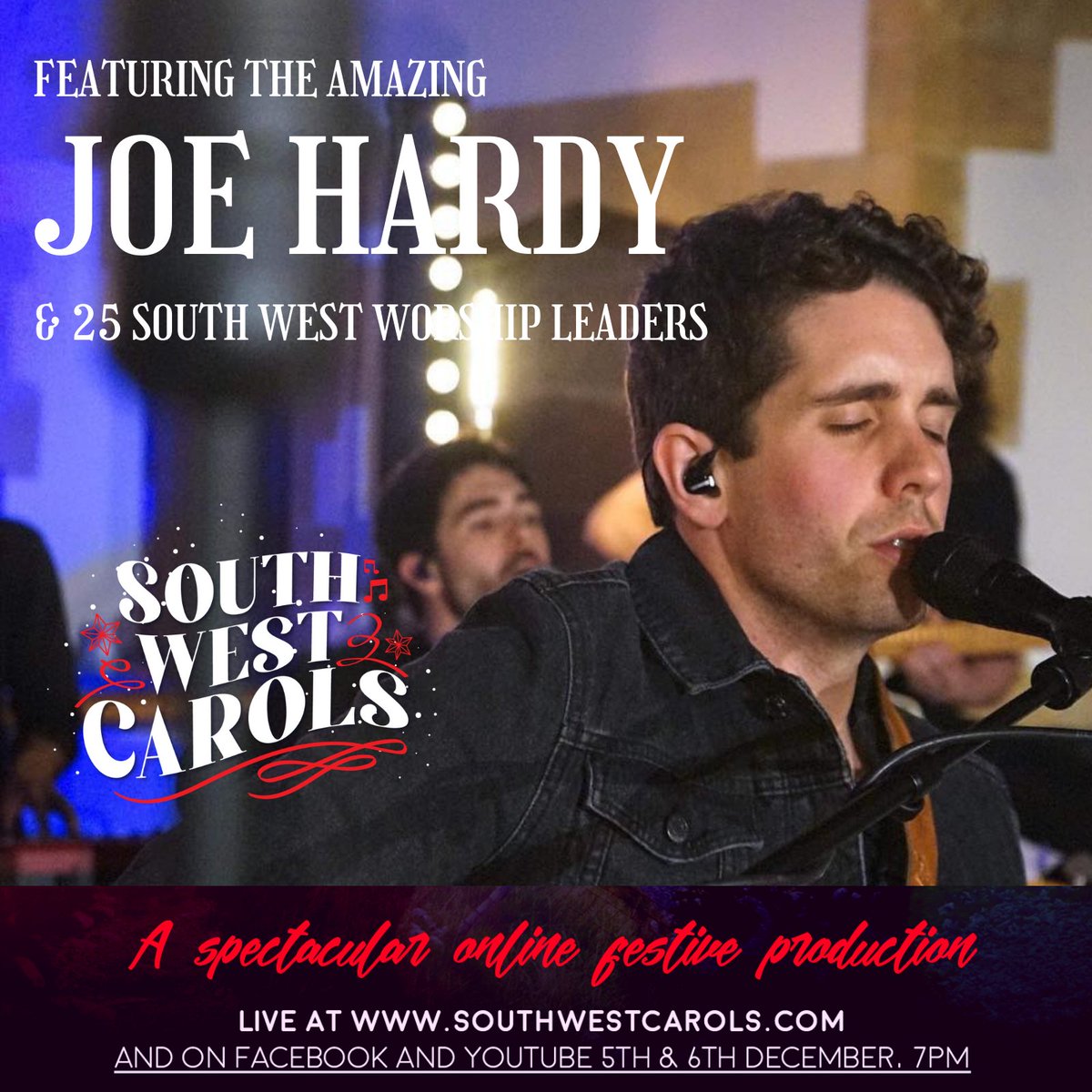southwestcarols's tweet photo. We've got something special for you this weekend! 🎉

25 Worship Leaders from churches across the region have collaborated with @JoeHardy_ for a special rendition of 'O Come All Ye Faithful' and it's amazing! 🎄

🌟 5th &amp; 6th Dec, 7pm
https://t.co/QF3E5kCtSY
Facebook &amp; YouTube https://t.co/mArcvUCVTf