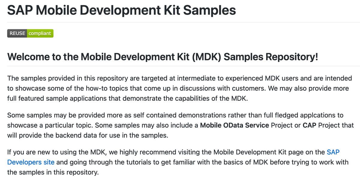 jkkansal1987's tweet image. We have released the SAP  Mobile Development Kit (MDK) Demo application on GitHub. Check this out to find out more about capabilities and how to get started: github.com/SAP-samples/cl… @SAPMobile #SAPMobile @sapdevs @SAPCommunity
#MobileDevelopmentKit