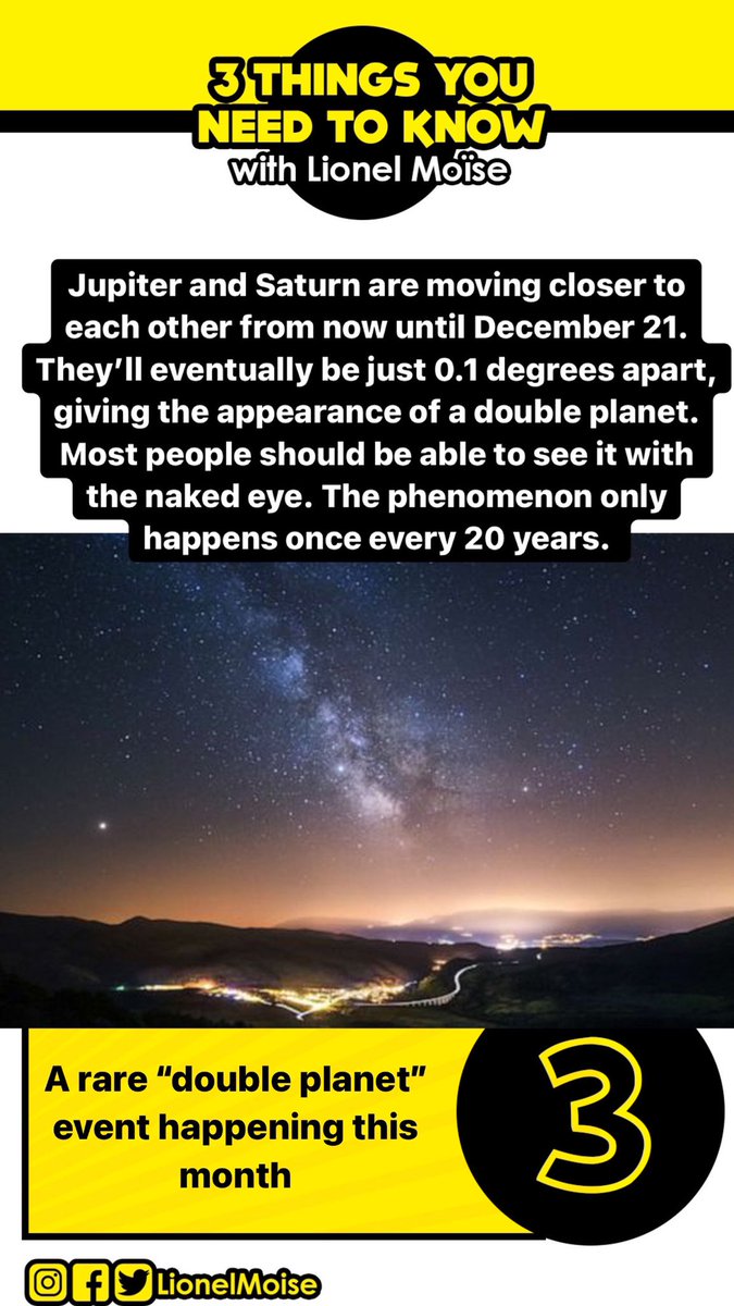 LionelMoise's tweet photo. Here’s #3ThingsYouNeedtoKnow today: #CrownAct #Hawaii #doubleplanet https://t.co/es8tmHxafi