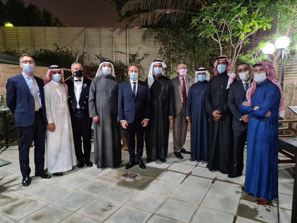 Great evening for the French &amp; Saudi alumni of the Military Academy of #SaintCyr marking the victory of Napoleon in Austerlitz. True &amp; lasting friendship between officers sharing the same spirit &amp; language. Nearly 300 Saudi officers graduated from this exceptional school! 🇲🇫🤝🇸🇦