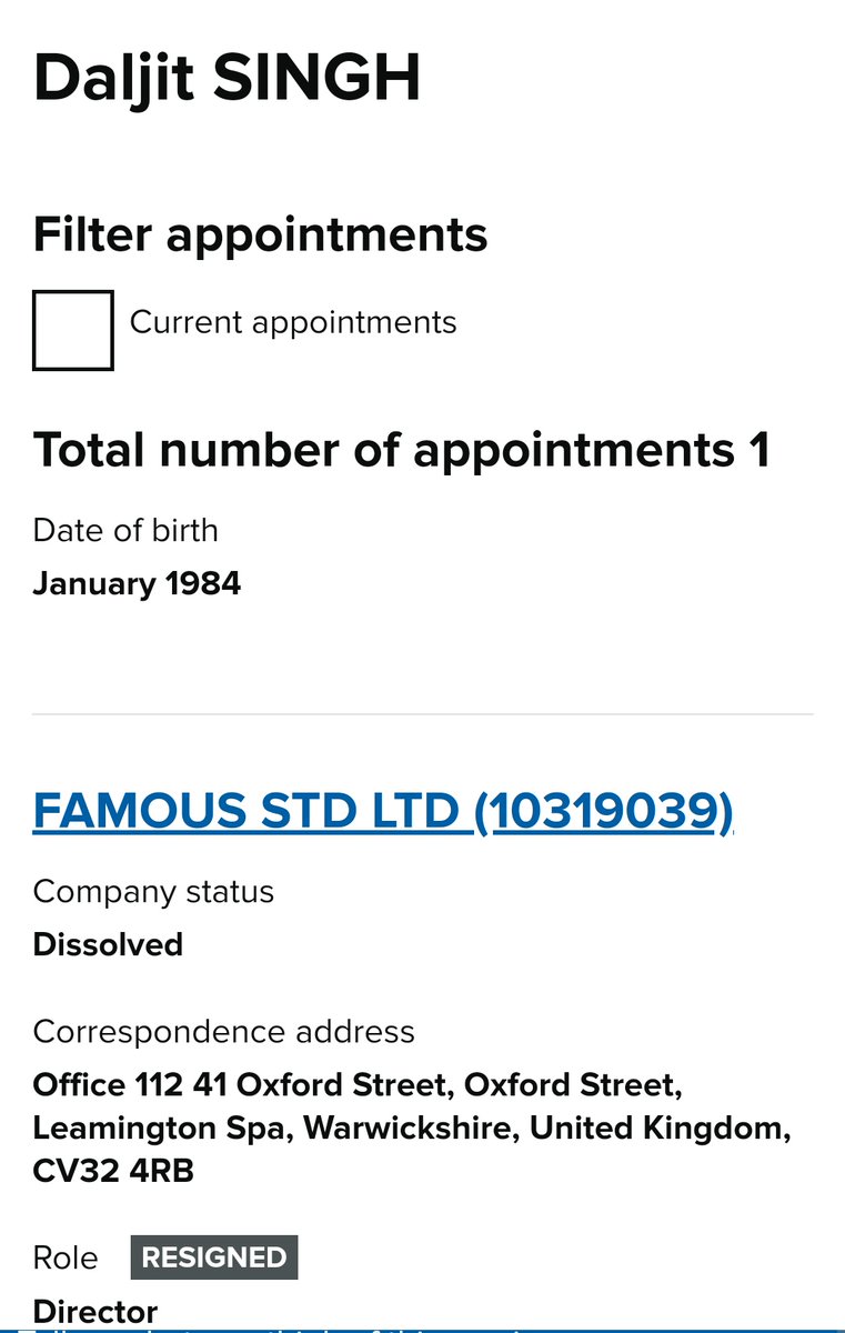 So  @diljitdosanjh was partner with Sundeep Singh. Company name is famous studios Ltd.But he resigned in just 1 monthSundip Singh is owner of Dharam Seva Records LTD.Let me Ask you  @diljitdosanjh Who is Sundeep Singh Khakh?And why you have written name Daljit there?