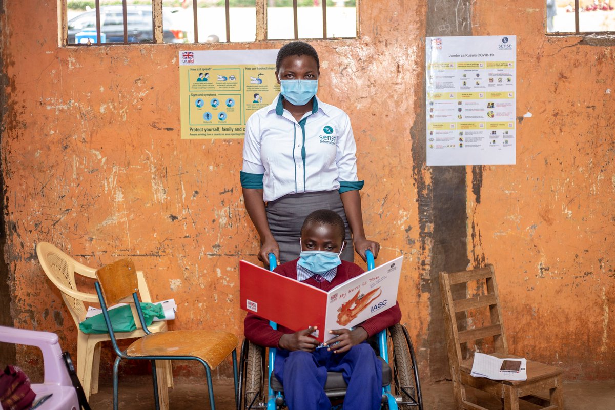 UKinKenya's tweet photo. In COVID-19, working with @Senseintkenya, we’re supporting learners with disabilities have what they need at home, as well as providing food, medicine and handwashing facilities in schools. #IDPD2020 #BuidlingBackBetter https://t.co/zuD5gKnKxM