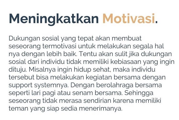 Kalian punya Support System ngga? 