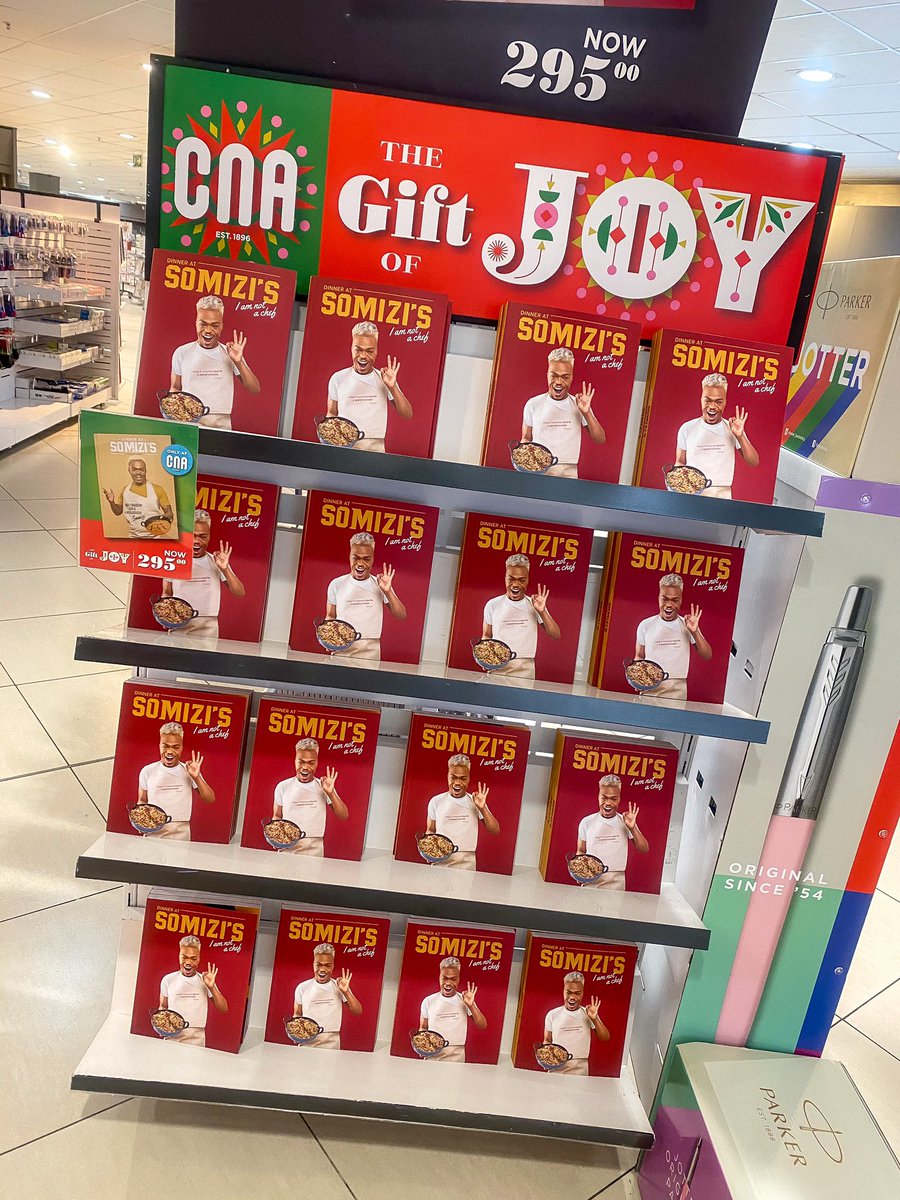 mohale_motaung's tweet photo. Hey guys, GOOD NEWS: 🤩🚨
_____
hubby’s book #DinnerAtSomizis is now available from TODAY at CNA stores nationwide, get yours today for only R295. 🤩🥳 https://t.co/dQoDNnulJF