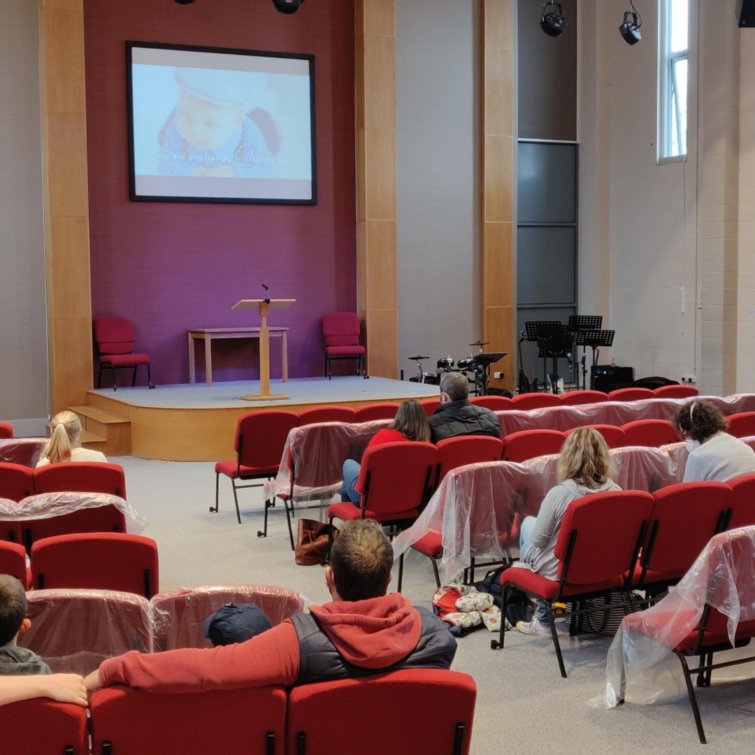 HTGChurch's tweet image. After a month of virtual-only services, we're back in the building again! Book your free seats for this Sunday 6 December at 10am: ow.ly/ongZ50CBmFa