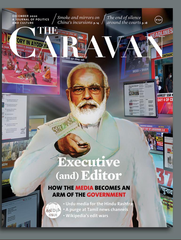 divyaspeaking's tweet photo. Happy to be part of the Media issue of @thecaravanindia designing the Media Issue Icon which you see on the bottom of the cover page https://t.co/ZclcjKjVdw