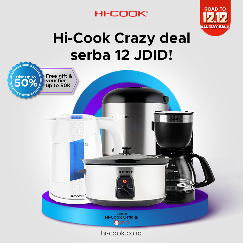 hicookofficial's tweet photo. Waktunya upgrade perlengkapan elektronik Sahabat @hicookofficial bersama Crazy Deal serba 12 @JDid

Jangan sampai kehabisan! Pssst ada juga produk mulai dari Rp 1.200 Buruan cuss sekarang juga ke https://t.co/exb56CaBxg
-
#HiCook #HiCookIndonesia #Masakdimanakapansaja #JDID https://t.co/OvxSCBiugb