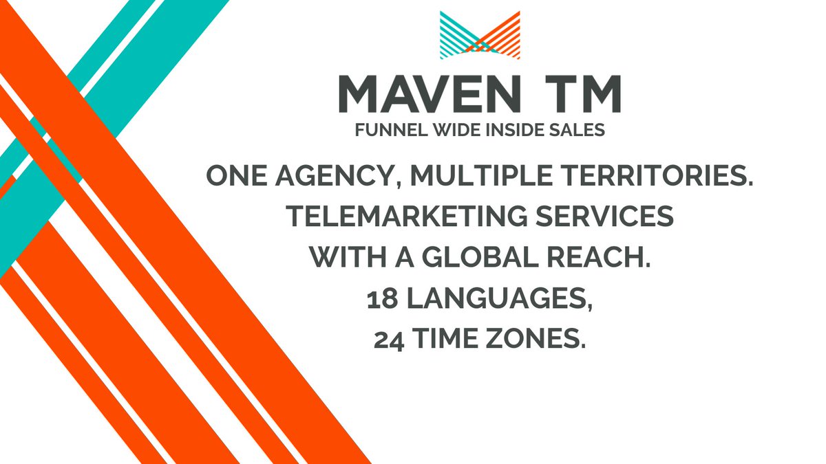 Maven_TM's tweet photo. Maven TM is an award-winning agency with extensive experience in the areas of Demand Generation, Sales &amp; Marketing. We operate across 24 time zones, speaking 18 languages making us a truly global partner for your business. Discover more  https://t.co/PhG90Rzydb https://t.co/i9nOVN6O63