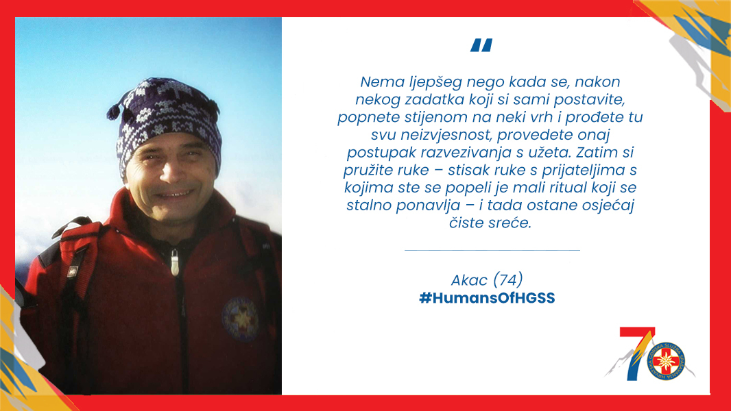HrvatskaGSS's tweet photo. U nizu tekstova o ljudima HGSS-a, donosimo neizostavnu priču o Akcu u kojoj, za časopis Mirovina i Vladimiru Paleček, objašnjava svoju ljubav prema penjanju, izvore inspiracije te korisne savjete sa samoč početka svoje karijere u HGSS-u. (1/5) #HGSS70 #HumansOfHGSS #LjudiHGSSa https://t.co/mfJOVelWJA