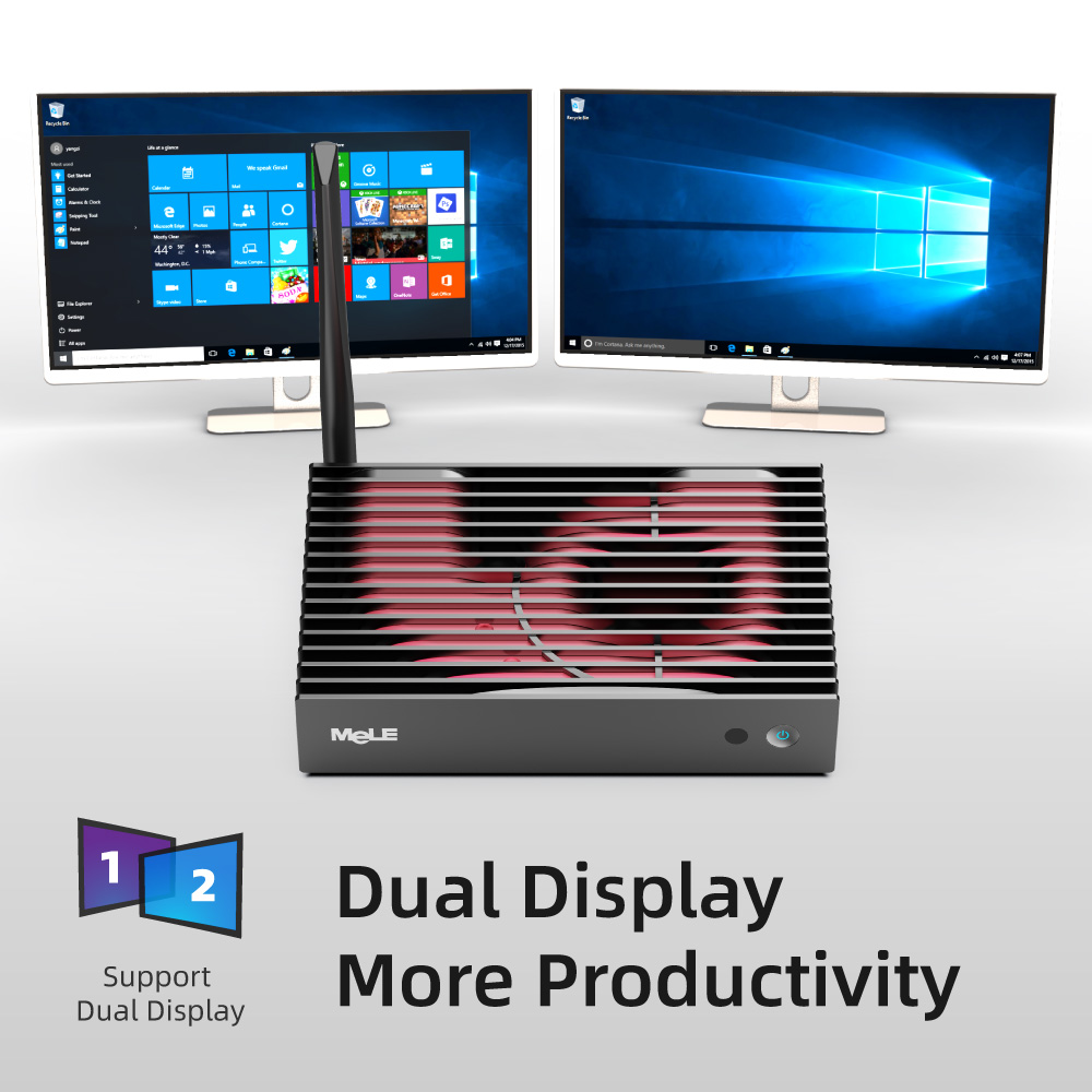 meledigitaltech's tweet photo. Do you want more work simultaneously?

Are you watching a lot of webpages and applications on a small monitor? With the HDMI port and VGA port MeLE mini PC PCG35 GLK can support dual monitors, you can do and view more

Price: $229.99
Sale price $199.99😍
https://t.co/FPkrCMGC5i🔎 https://t.co/0d5a3jGPeK