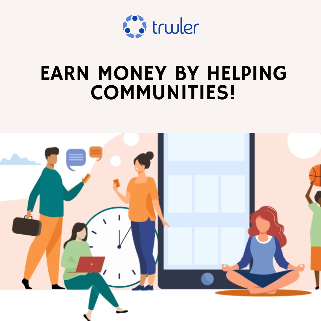 TrwlerApp's tweet photo. Trwler is an on-demand services platform, that connects ordinary people directly to the community, without a middleman. #Trwler facilitates the transaction of expertise, skills, or spare time and creates the ability to earn money by helping communities.

#sharecommunity #income https://t.co/yd7pn7Hacu