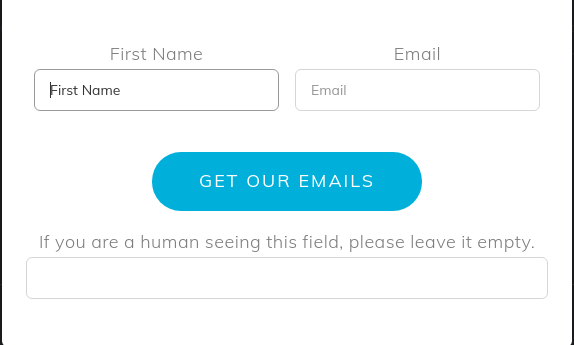nr_razz's tweet photo. hmmm this is interesting. Instead of hiding the input field (honeypot), you show it but the real user should not fill it https://t.co/QBAt8G5L03