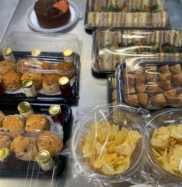 Our buffets are the perfect pick-me-up for your team 🥪

Enjoy a selection of savoury and sweet goods from local bakery, Stone Baked. 
Email orders@stone-baked.com or call 01785 818 291.