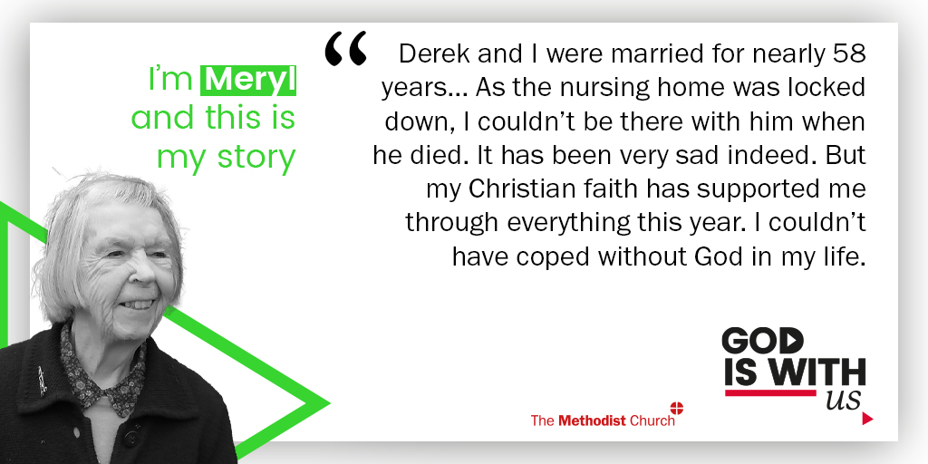 What helps you to cope during difficult times? Read the rest of Meryl’s story at findingourhope.co.uk #GodIsWithUs