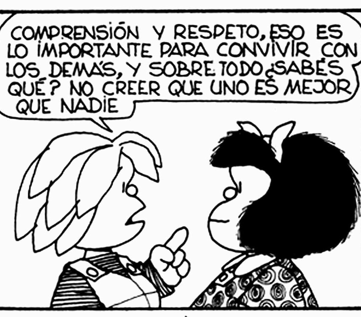 Ya lo dice Miguelito, al amigo de Mafalda, así que nada más que añadir 😉  Jueves, 3 de diciembre. #Día #Internacional de las #Personas con  Discapacidad #DiCapacidad #capacidadesdiferentes