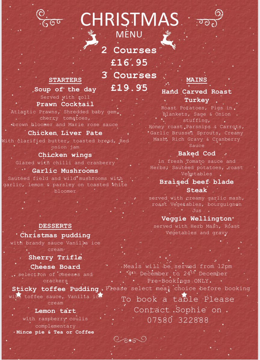 ADGC_CATERING's tweet photo. 🎄 CHRISTMAS MENU 2020 🎄 https://t.co/PshNoH4Yk5