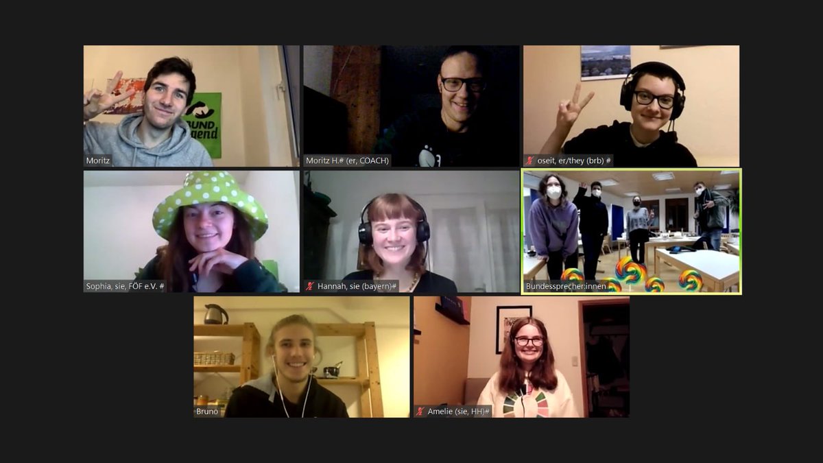 Vor gut 3 Wochen wurden die neuen Bundessprecher*innen des Freiwilligen Ökologischen Jahres gewählt. Die neuen Bundessprecher*innen sind Moritz, Oseit, Hannah, Bruno und Amelie 🌿🎉