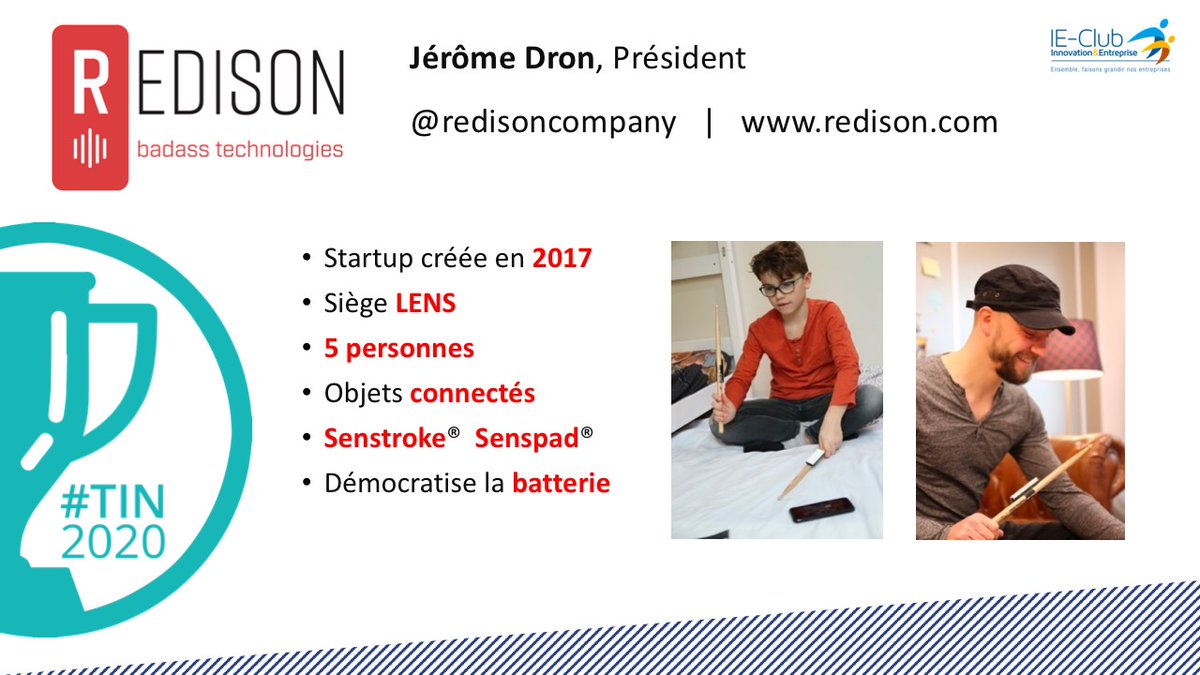 IEClub's tweet photo. 🏆 Félicitation #Redison qui remporte le Trophée de l'ambition à l'International, remis par #BusinessFrance 👏 https://t.co/K0rcLOK3YA