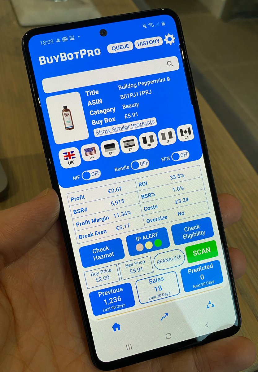They throw in an iOS/Android app for FREE!I literally couldn't live without this tool.If I didn't have this, deal analysis would be so much slower... and I'd essentially be doing it blindfolded! https://www.buybotpro.com/?rfsn=4780921.f916bd*This is my affiliate linkTHREAD 6/6