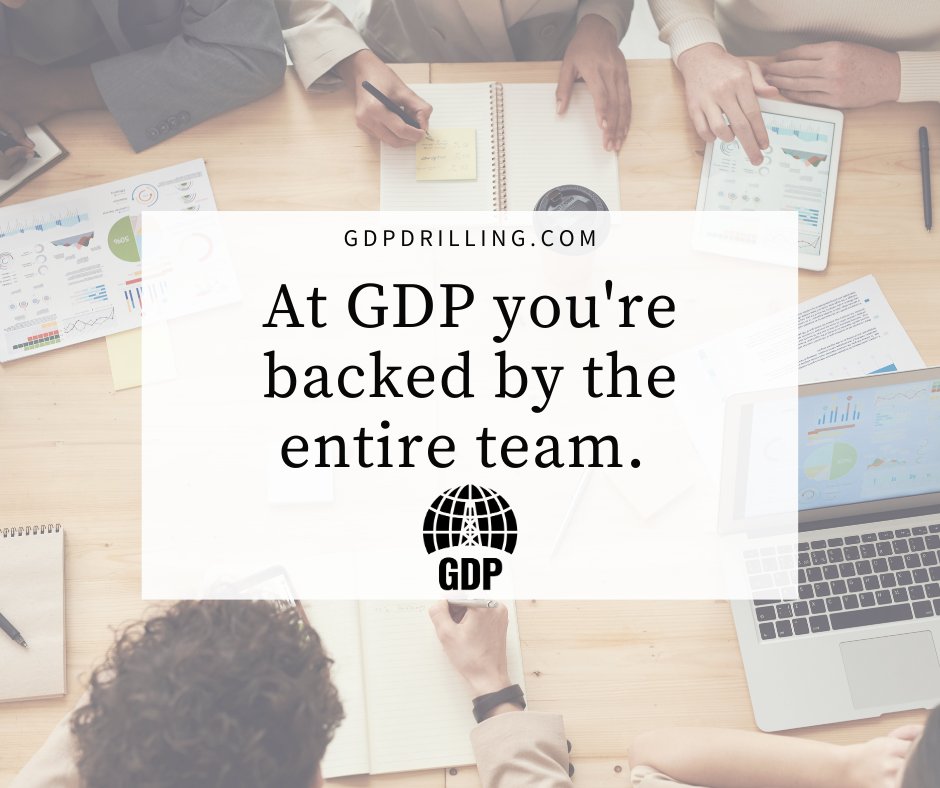 GDPdrilling's tweet image. We are committed to consistently outperforming the competition. At GDP, you&apos;re backed by the entire partnership - not just one consultant.  
gdpdrilling.com

#TeamGDP #UpstreamEngineering #GDPTKO #DrillingCompletions #UpstreamExperts #RiskManagement #OilandGas