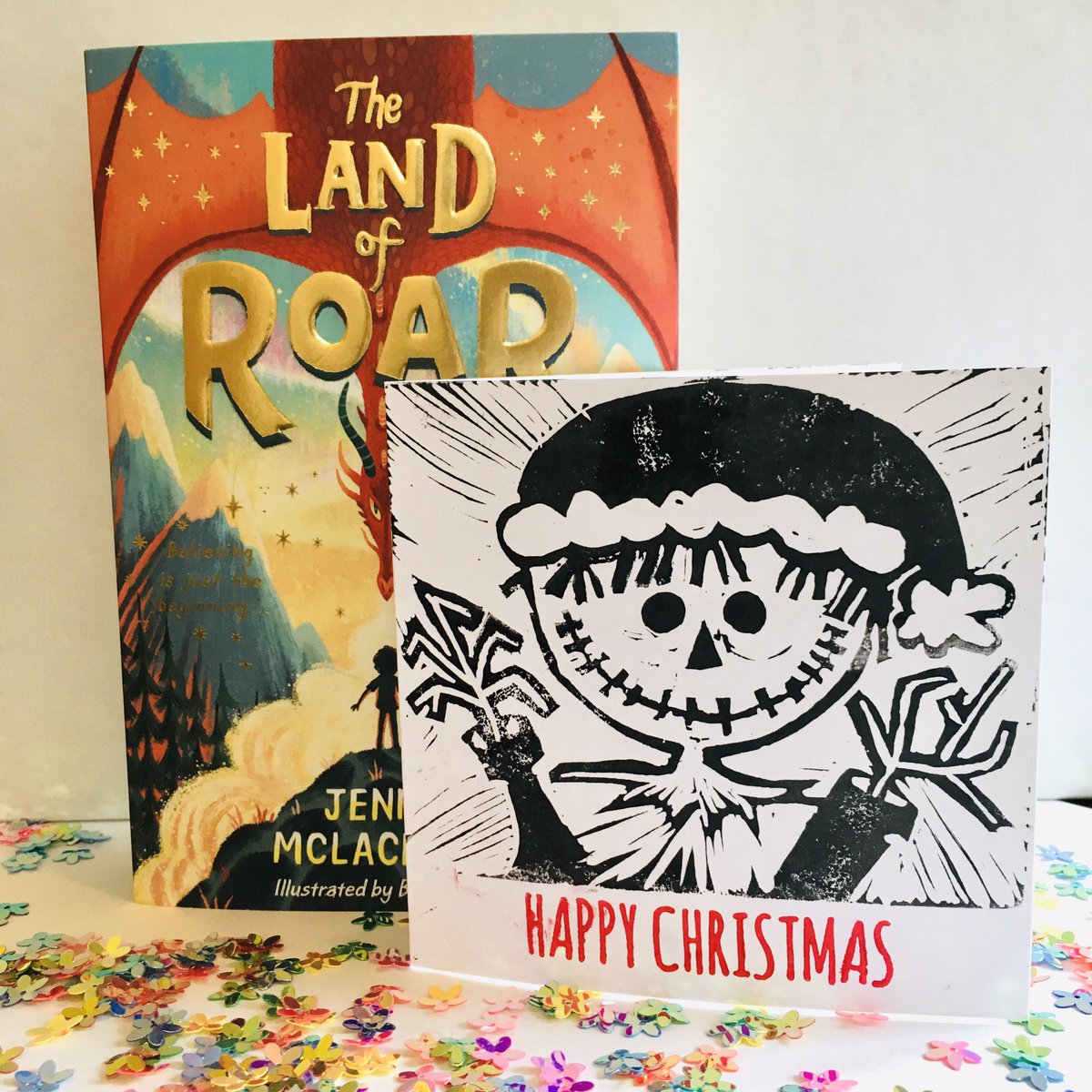 booknookhove's tweet photo. You have until 10am tomorrow (Friday 4th) to get your order in for a special signed #LandofRoar or #ReturntoRoar by @JennyMcLachlan1 with Roar Christmas Card... they look fab so don't miss out! https://t.co/UPfTMeVPH0 https://t.co/I8cSWR6Inb