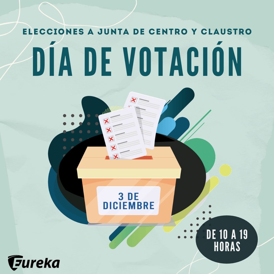 ¡YA LLEGÓ EL DÍA! ¡El día de votación!

Es importante que votéis para decidir a las estudiantes que hablarán por vosotras en los órganos de decisión y las que darán la visión del estudiantado en estos sitios. 💬📢

El link para votar es: 📌
 urna.uma.es
