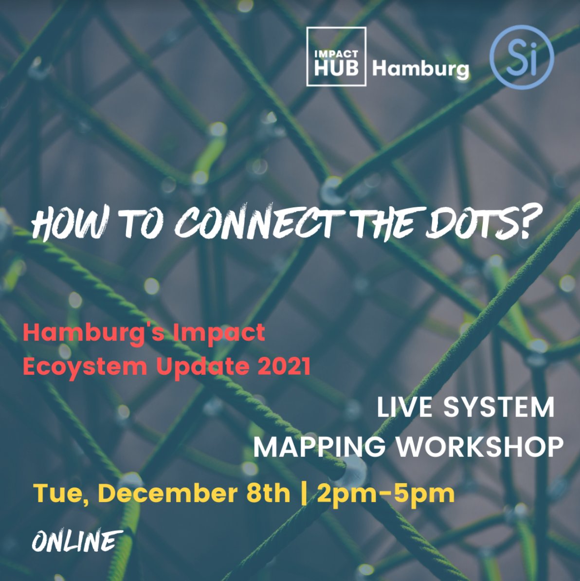 Are you passionate about #impactventures in #Hamburg? Want to learn more about understanding an #ecosystem? Join our systems mapping event next week! bit.ly/3lvwlg1