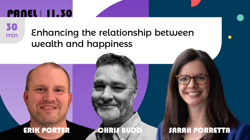 Intelligentwit's tweet photo. How do you enhance the relationship between wealth and happiness? Join our #INTERGEN2020 panel and find out!! You will hear from: Erik Porter - Cheddr C.I.C., Chris Budd - @IFWellbeing and Sarah Porretta - @MoneyPensionsUK.
Join here: https://t.co/UcaL8oC5X3 Join code: UH875R https://t.co/P0Xi6j3D7z