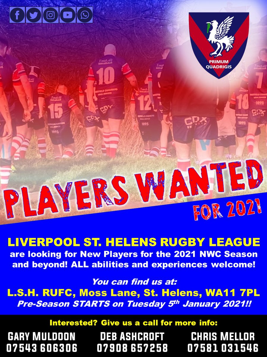 The Laners are recruiting for 2021! With new and improved clubhouse and facilities, there has never been a better time to come down and join the LSH Rugby Evolution!