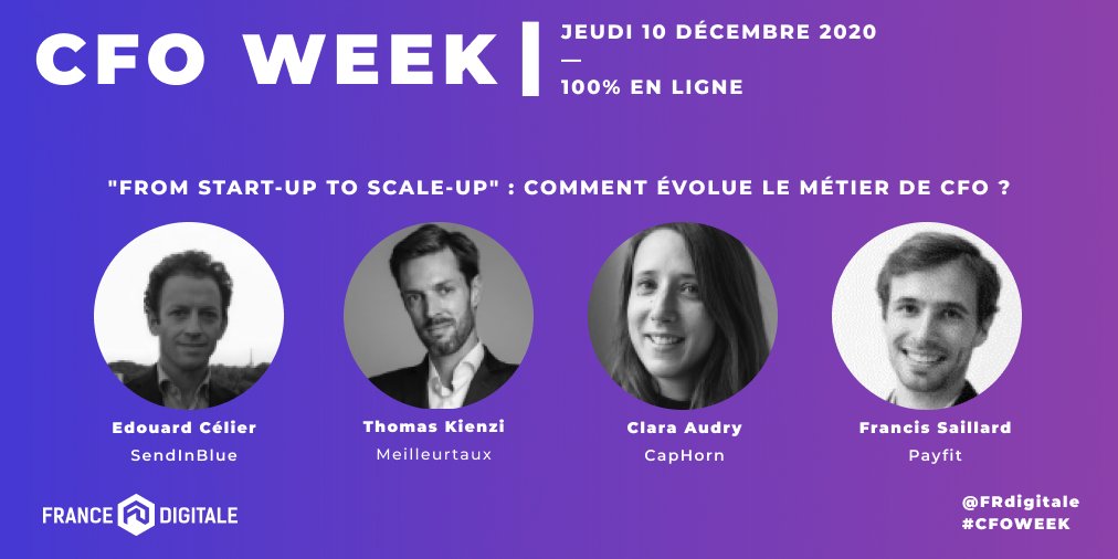 FRdigitale's tweet photo. #CFOWEEK
🎤 Comme une envie d’en savoir plus sur le métier de CFO d’une startup ? En bref, comme une envie de scaler ?🏄
Rendez-vous jeudi 10 décembre à la #CFOWEEK !
Ça se passe juste ici 👉 https://t.co/IGdJXejF4Q https://t.co/RD79jZdJib