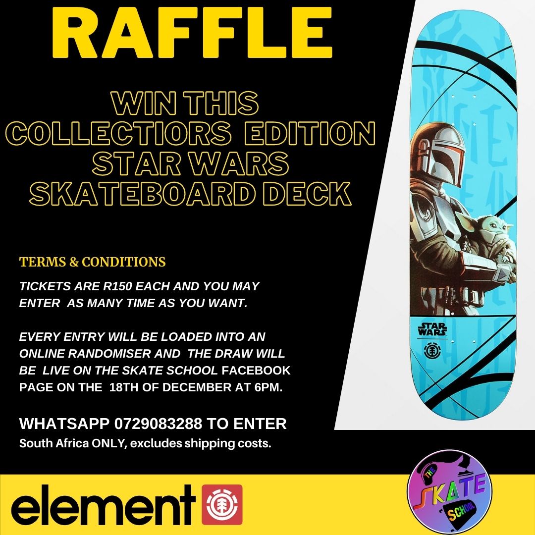 We have one of these collectors edition Star Wars Mandalorian Skateboard Decks and we want one of you to have it for Christmas. #SpreadTheShred!