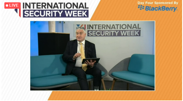ISE_Expo's tweet photo. We're live for our 4th and final day of #ISWeek2020 focusing on international #disasterresponse. Thank you to today's sponsor @BlackBerry @AtHoc https://t.co/Kb5kfedEeo
