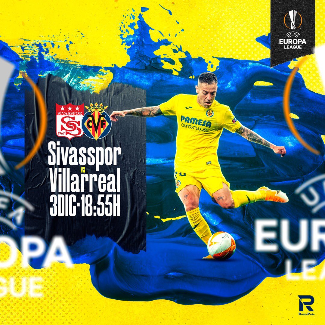 #UEL | Esta tarde...
🆚 @SivassporKulubu 🇹🇷
⌚ 18.55 horas
🏟 Nuevo Estadio 4 Eylül
🗓️ Jornada 5 de la fase de grupos
🏆 @europaleague
📺 @movistarplus https://t.co/F8aani40U4