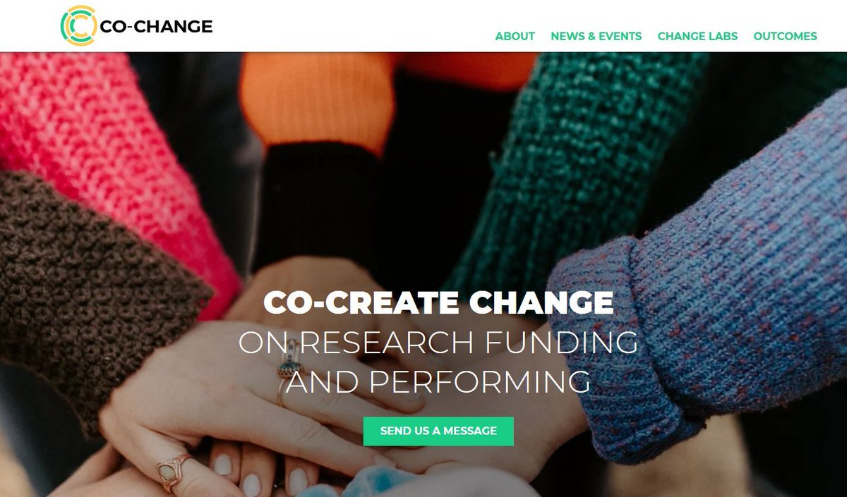 RRITools's tweet photo. New in the #RRI Toolkit
#CoChange | Co-Create Change in Research Funding & Performing https://t.co/12Wdzy2mrU
👉the project´s web-page is now up & running ‼️ https://t.co/kTWq4sVWSb https://t.co/wnfN5a6jxb