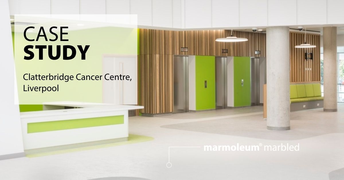 Naturally bacteriostatic, Marmoleum was installed throughout @CCCNHS, in general circulation areas, patient spaces and bedrooms and receptions. Colorex EC and SD were also specified for the specialist equipment areas to control static discharge. https://t.co/SVxWmZ0VJD https://t.co/BLxByiw9UM
