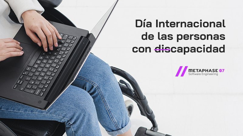 Metaphase07's tweet photo. Un día como hoy en 1992, la Asamblea General de la @UN declaraba el 3 de Diciembre #DiaInternacionaldePersonasconDiscapacidad.
Seguimos soñando con un futuro en el que gracias a la #tecnología se eliminen todas las barreras
#Metaphase07 https://t.co/YuhELt1JZJ