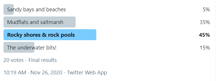 xbordercurrents's tweet image. Particularly please to see the number of votes cast for mudflats in our poll. Intertidal mud is an incredibly important habitat but is often considered to have a bit of an image problem with the wider public. Good to see that there are people out there who #LoveTheMud