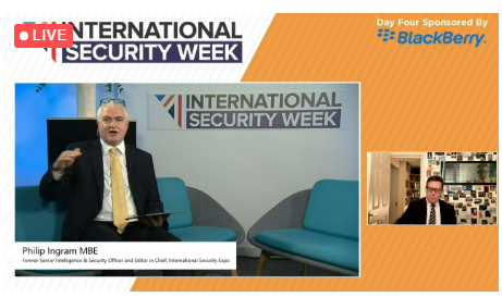 ISE_Expo's tweet photo. .@PhilipIngMBE asks how to avoid the blame game when it comes to #crisisresponse - Sebastian James-Bassett of @TheEPS1 says anonymity, sharing lessons, and looking at what went right #ISWeek2020 https://t.co/zBQP7kpUP3