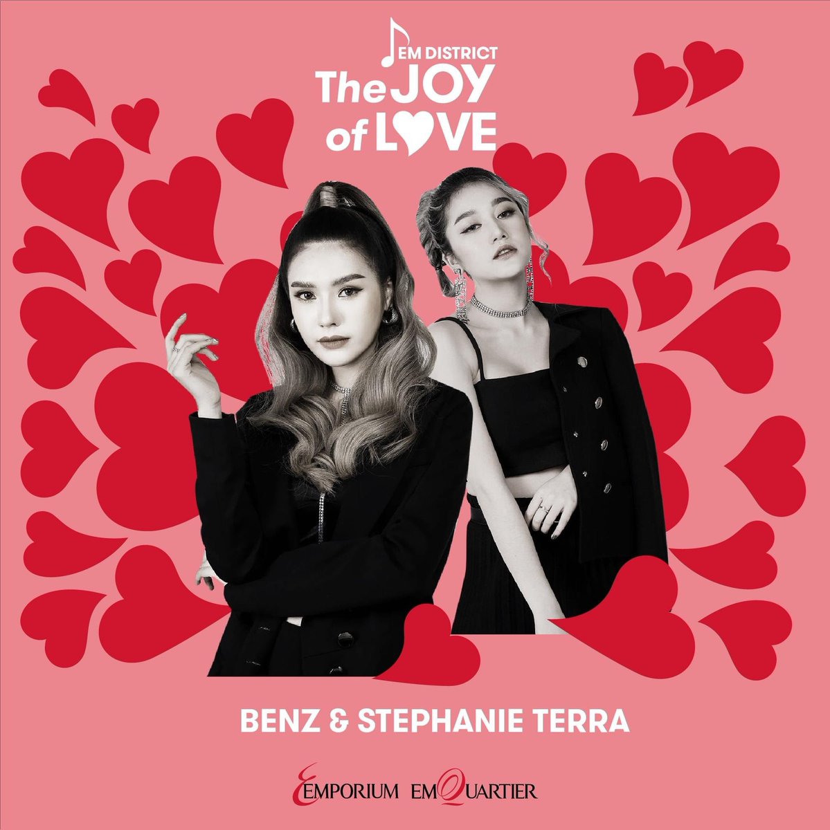 2ndrentTH's tweet photo. มาพบกับ 2 สาว เบนซ์และสเตฟานี่
ในคอนเสิร์ต EM DISTRICT THE JOY OF LOVE ใน concept THE MUSIC OF LEGENDARY LOVE รวมบทเพลงสุดไพเราะจากเหล่าศิลปินชั้นนำระดับประเทศ
5 ธ.ค เวลา 18.00
ณ Quartier Parc ชั้น M EmQuartier
#EmDistrictthejoyoflove #EmporiumEmQuartier
#TERRAGirlgroup https://t.co/3316kbNoRT