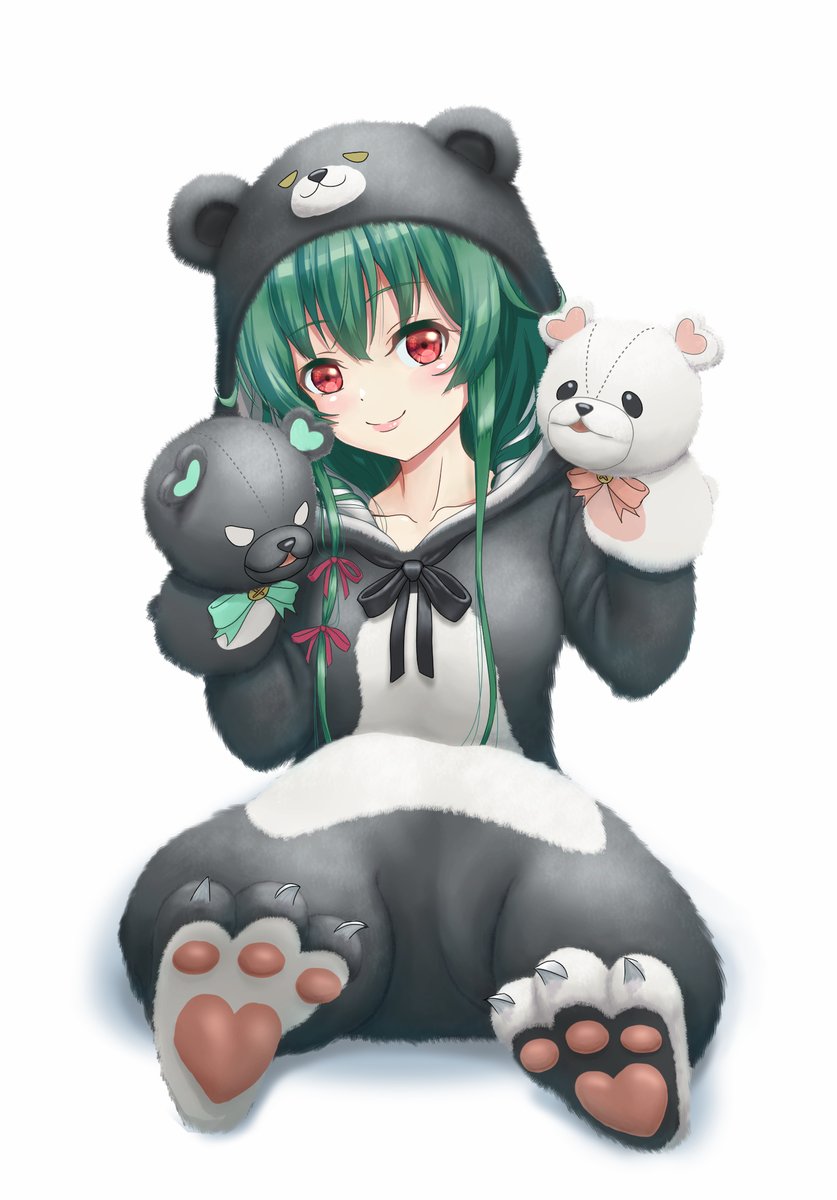 くまクマ熊ベアーのユナ描きました せなのイラスト