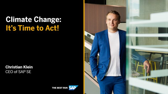 We are at the climate change turning point. Read about <a href="/SAP/">SAP</a>'s next step in turning its customers into sustainable intelligent enterprises | by <a href="/ChrstnKlein/">Christian Klein</a> <a href="/SAPNews/">SAP News</a> bit.ly/33Co6s7
