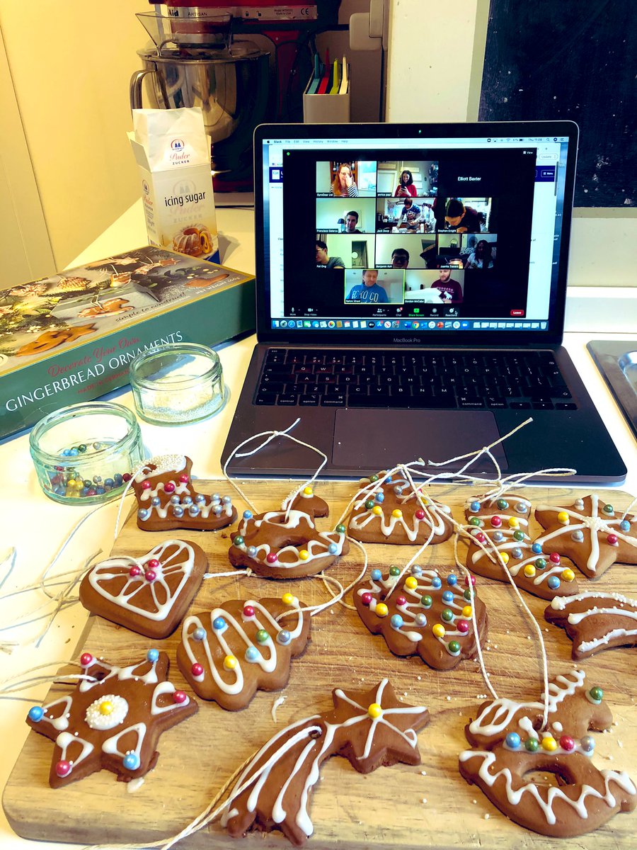 GyroGear Christmas tradition continues...#virtualchristmas #gingerbiscuit #teameffort <a href="/gyroglove/">GyroGear</a>